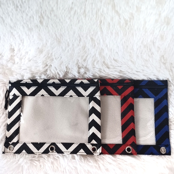 Blue, Red and White S/M Size Zipper Close Bags (3) - Picture 3 of 12